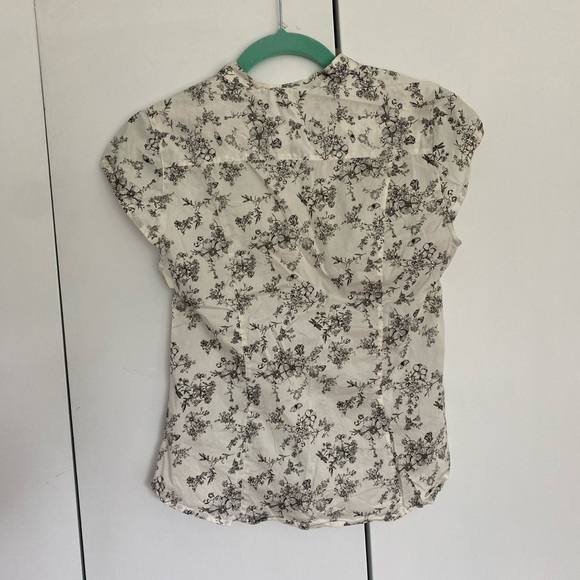 H&M Black Floral Print Blouse - Picture 2 of 5